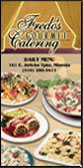 Fredo's Gourmet Menu